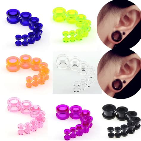 silicone ear tunnels|stretching ears with silicone tunnels.